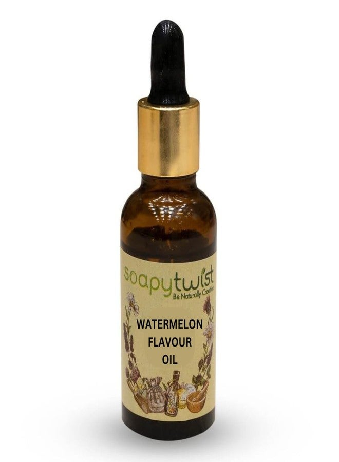 Soapy Twist Watermelon Lip Flavour Oil - 25g | For Use in DIY Lip Balm, Lip Scrub, Lip Gloss and other Lip Product